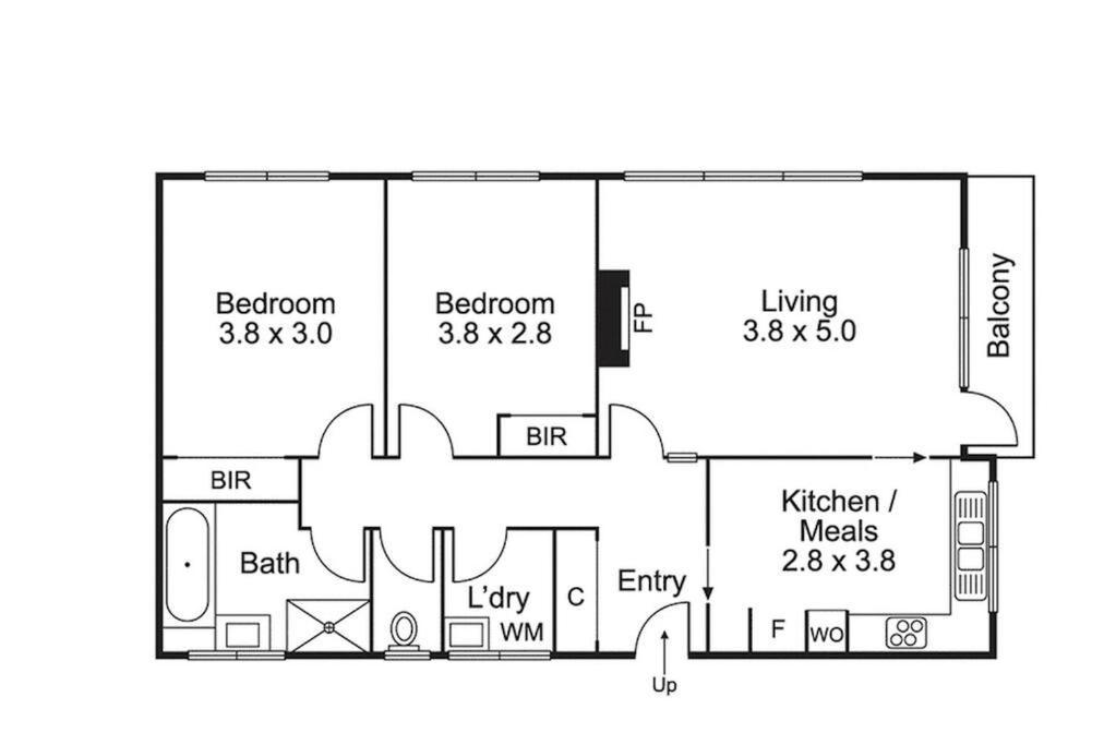 מלבורן Elsternwick Easy Living - 2 Bedroom Sleeping 4 מראה חיצוני תמונה